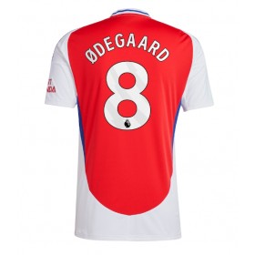 Pánské fotbalový oblečení Arsenal Martin Odegaard #8 Domácí košile 2024-25 Krátkým Rukávem